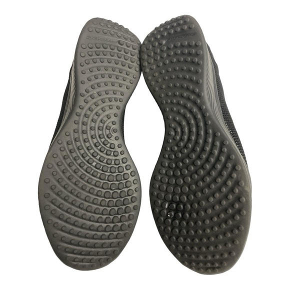 SKECHERS Women's Size 9.5
Wide Fit Air-Cooled Memory Foam Black Slippers 104134W - Picture 11 of 13